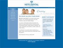 Tablet Screenshot of heysdental.com